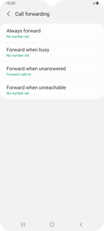 Press the Home key to return to the home screen.