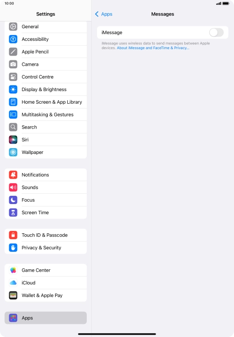 Press the indicator next to Press the indicator next to