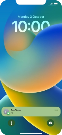 Press the required notification and follow the instructions on the screen to use the selected function.