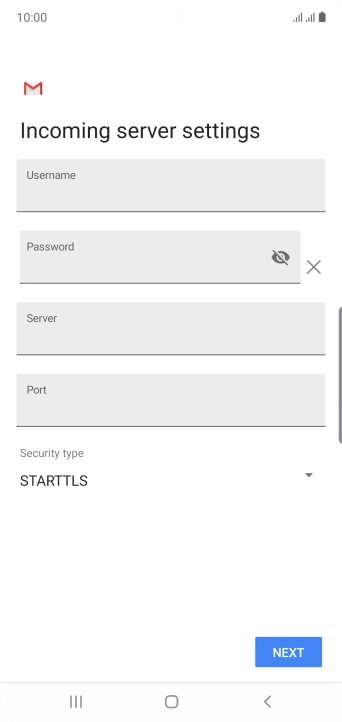 Press the field below 