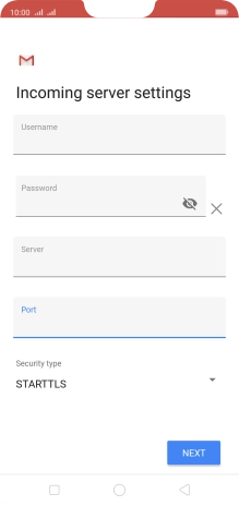 Press the drop down list below 