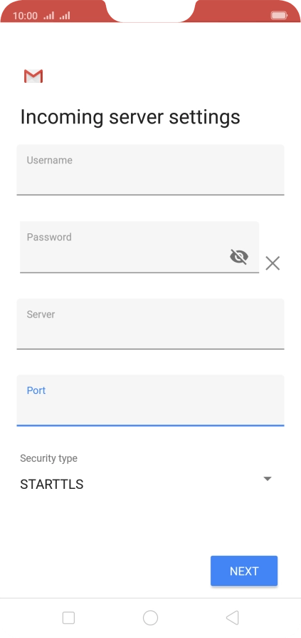 Press the drop down list below 