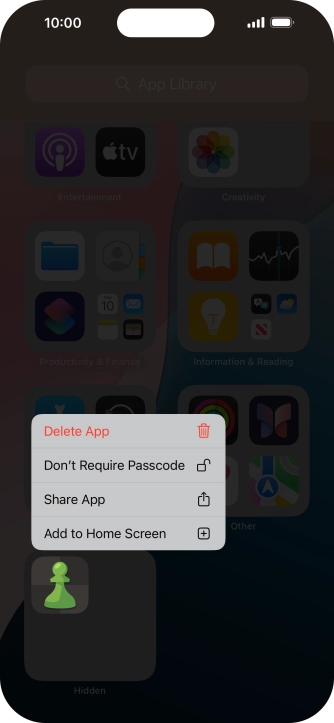 Press Don't Require Passcode.