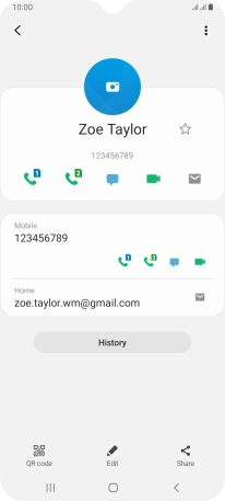 Press the call icon.