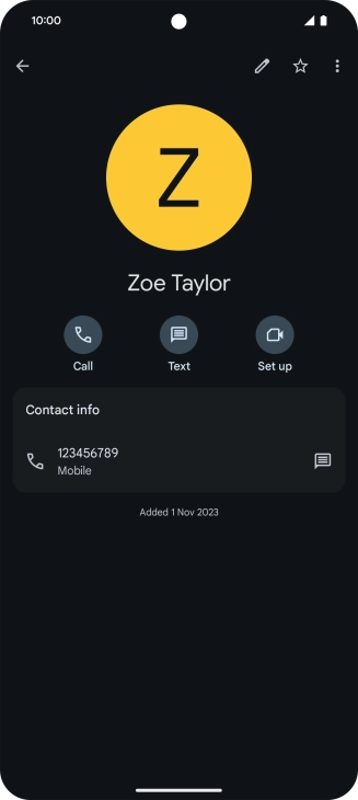 Slide your finger upwards starting from the bottom of the screen to return to the home screen.