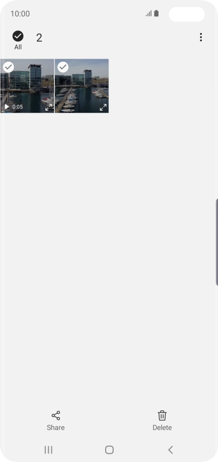 Press Share. Press Share.