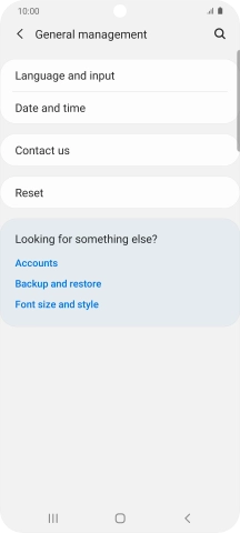 Press Date and time.