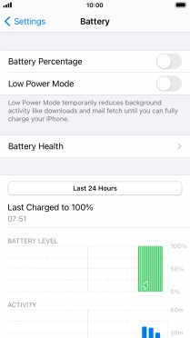 Press Battery Health.