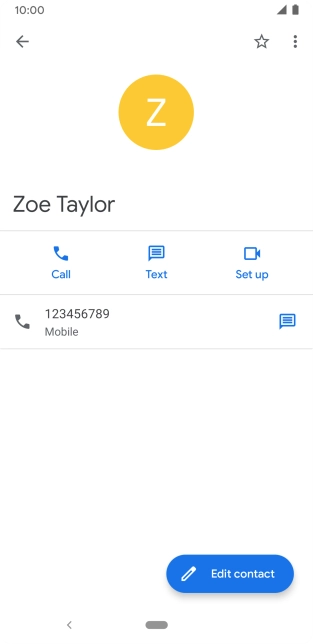 Press the Home key to return to the home screen.