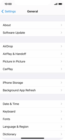Press Software Update. If a new software version is available, it's displayed. Follow the instructions on the screen to update the phone software.