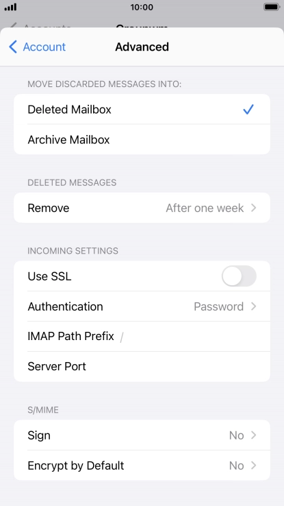Press Authentication.