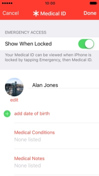 Press the required information and follow the instructions on the screen to add the information.