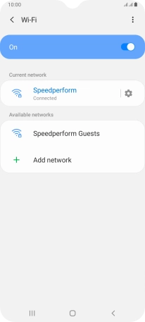 Press the Home key to return to the home screen.