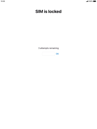 If your SIM is locked, key in your PIN and press OK. If your SIM is locked, key in your PIN and press OK.