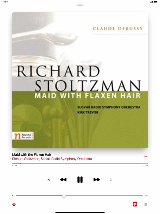 Press arrow right to go to the next audio file.