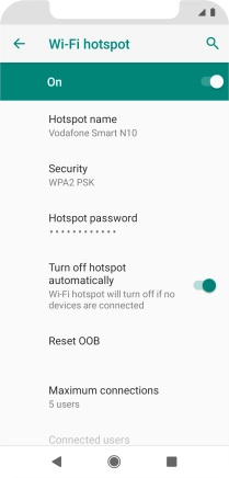 Press the Home key to return to the home screen.