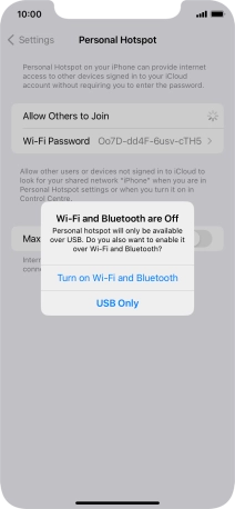 If Wi-Fi is turned off, press Turn on Wi-Fi and Bluetooth.