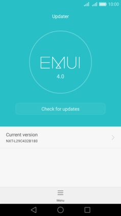 Press Check for updates. If a new software version is available, it's displayed. Follow the instructions on the screen to update the phone software.