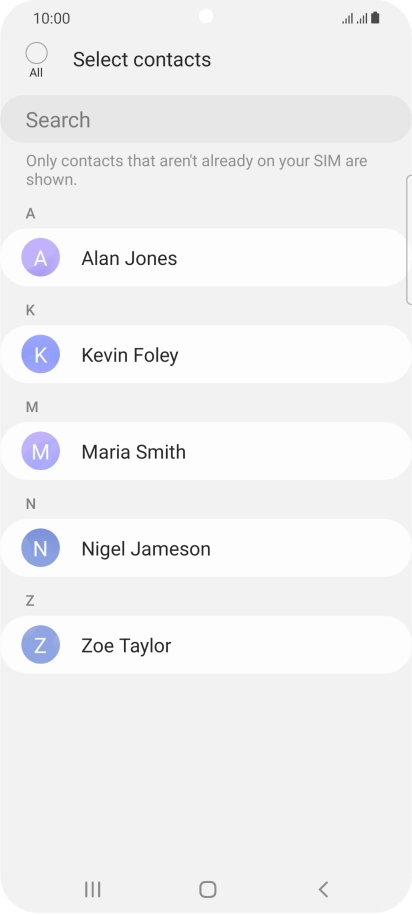 Press the field above 