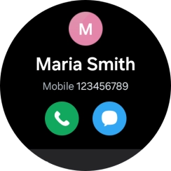 Press the call icon. Press the call icon.
