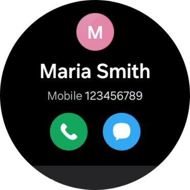 Press the call icon. Press the call icon.