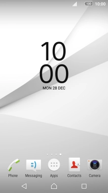 Slide your finger downwards starting from the top of the screen.