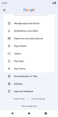 Press Manage apps and device.