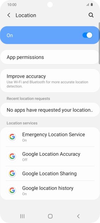 Press App permissions.