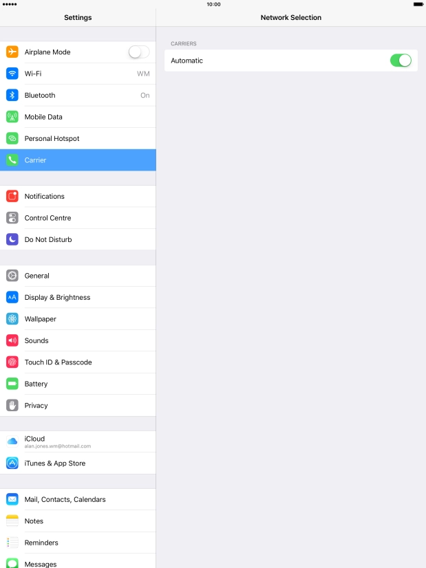 Press the indicator next to Press the indicator next to