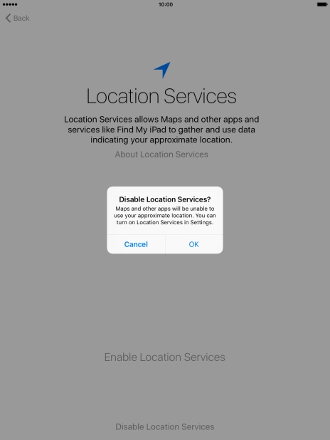 If you turn off the function, press OK.
