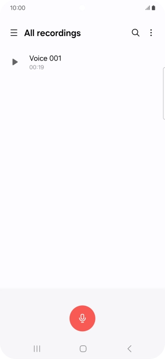 Create a new recording or open a previously saved recording.