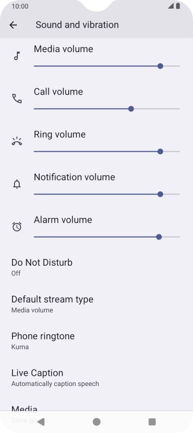 Press Phone ringtone.
