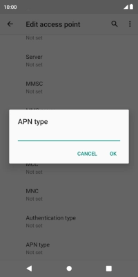 Key in mms and press OK.