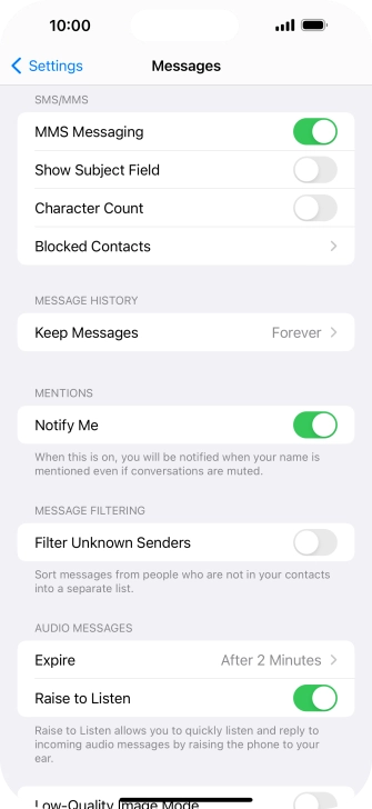 Slide your finger upwards starting from the bottom of the screen to return to the home screen.