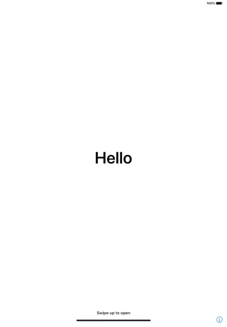 Slide your finger upwards starting from the bottom of the screen to return to the home screen.