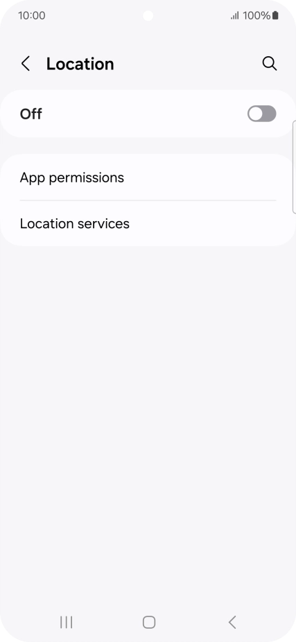 Press the indicator to turn the function on or off.