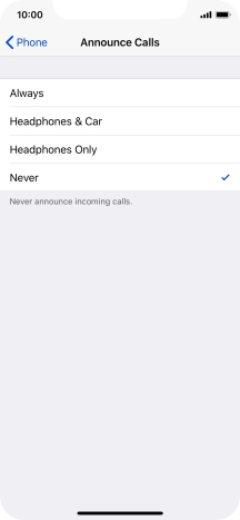Press Always to turn on the function when silent mode is turned off.