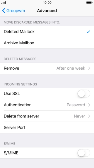 Press Authentication.
