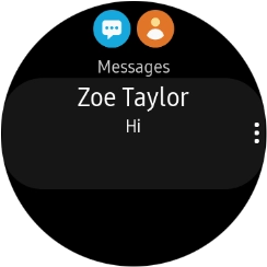 Press the required text message to read it. Press the required text message to read it.