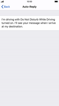 Press the Home key to return to the home screen.