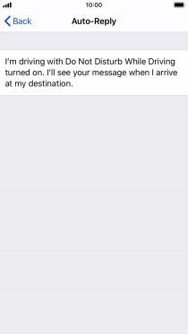 Press the Home key to return to the home screen.