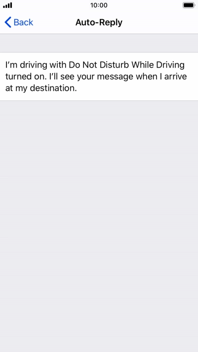 Press the Home key to return to the home screen.