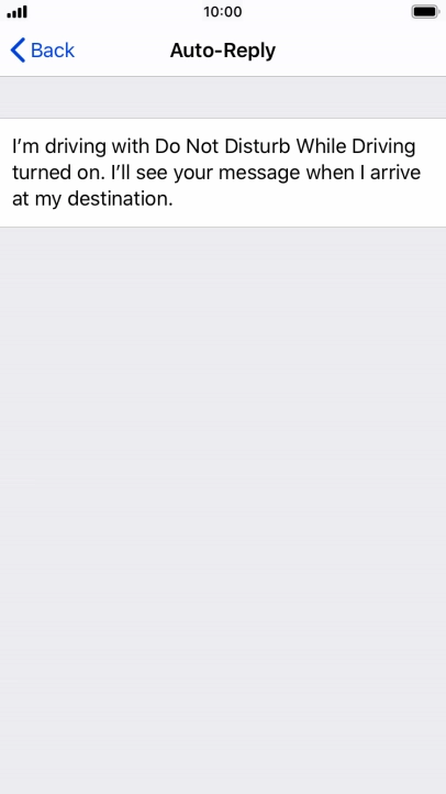 Press the Home key to return to the home screen.