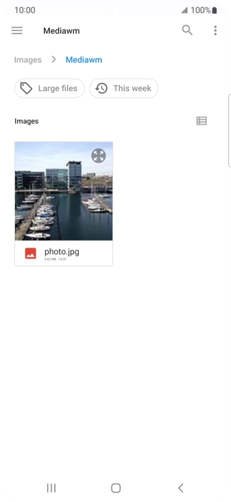 Press the required file.