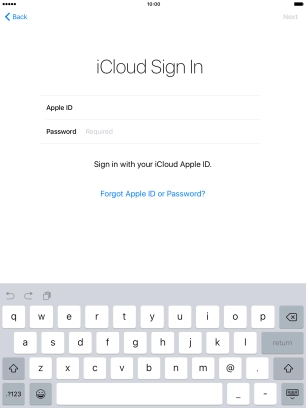 Press the field next to 