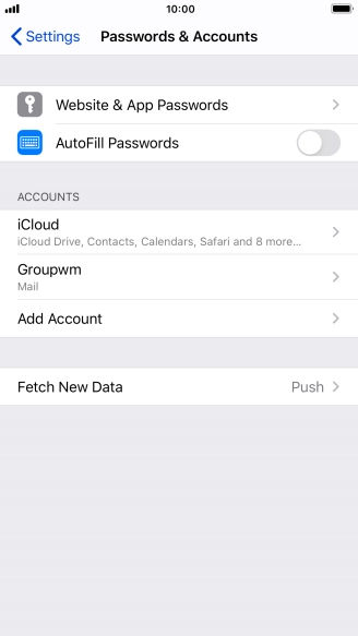 Press Fetch New Data.