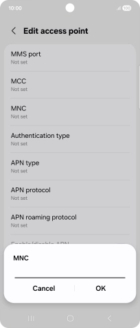 Key in 03 and press OK.