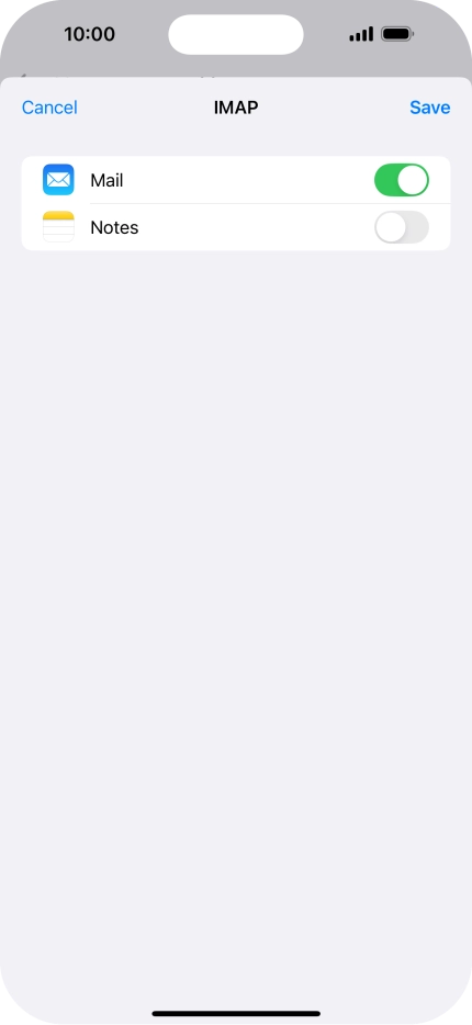 Press Save. Your email account has now been set up. To select more settings for incoming and outgoing server, proceed with the following steps.