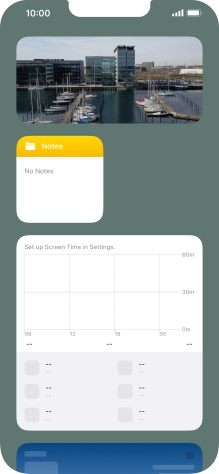 Press and hold the required Widget Stack.