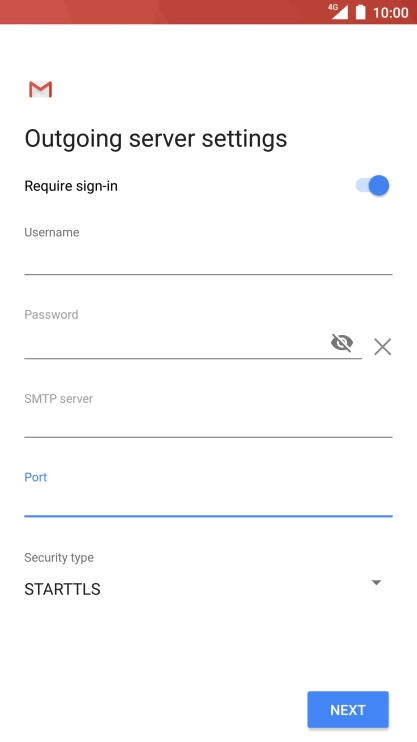 Press the drop down list below 